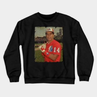 Andres Galarraga in Montreal Expos Crewneck Sweatshirt